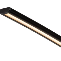 Curve LED-kaarivalaisin, musta, marmori, 192 cm, himmennettävä
