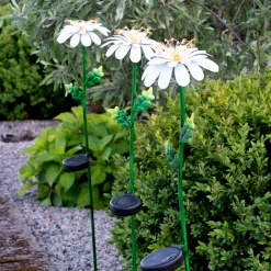 Daisy-LED-aurinkovalo, päivänkakkaran muotoinen