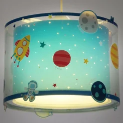 Dalberin PLANETS-lasten riippuvalaisin, jossa on kuvio