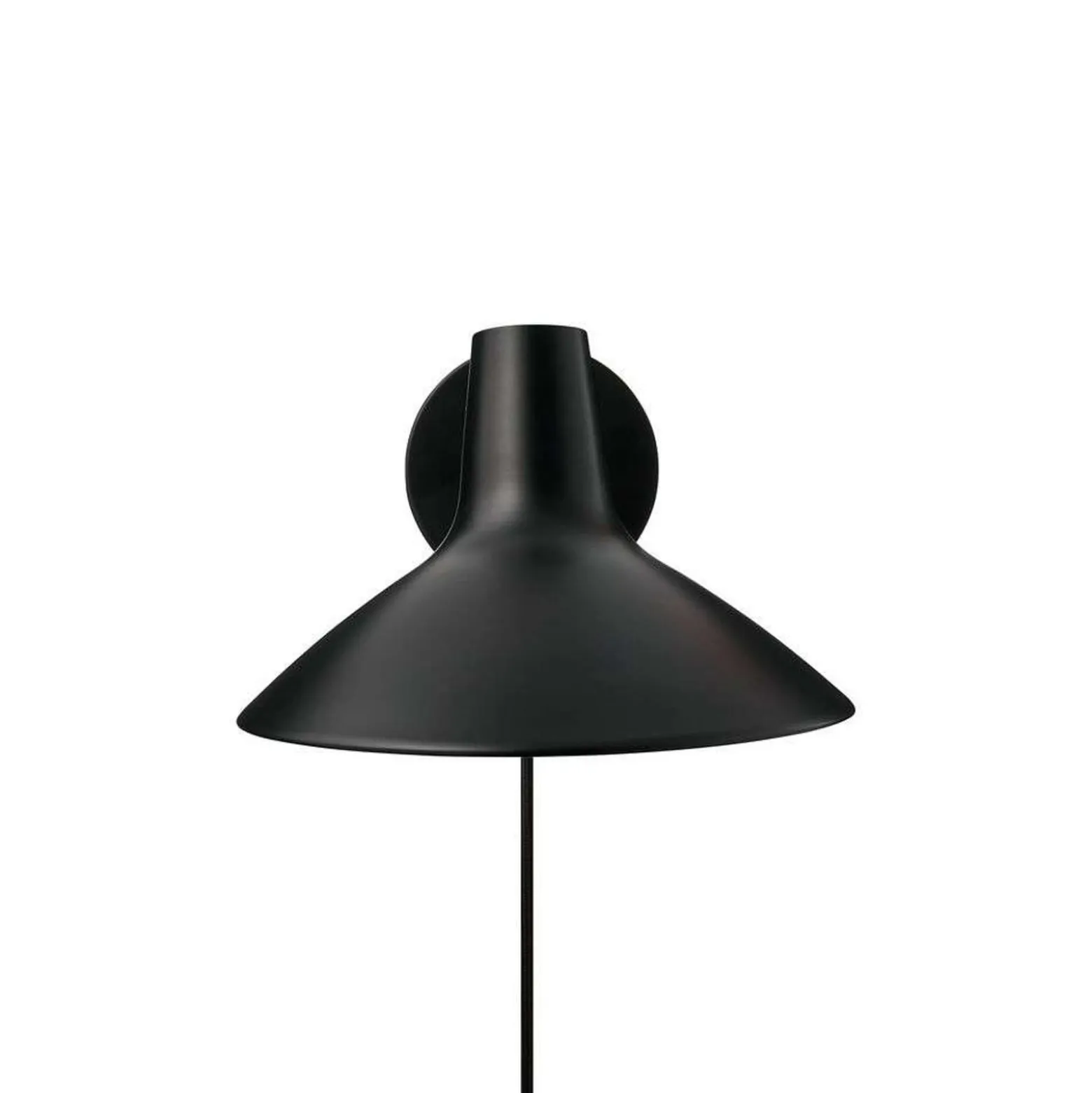Darci Short seinävalaisin, ulkonema 33,5 cm, musta