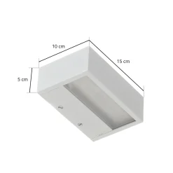 Decor Walther Box LED-seinävalo valkoinen 15cm