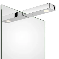 Decor Walther Flat 1-LED-valaisin pinta-as., kromi