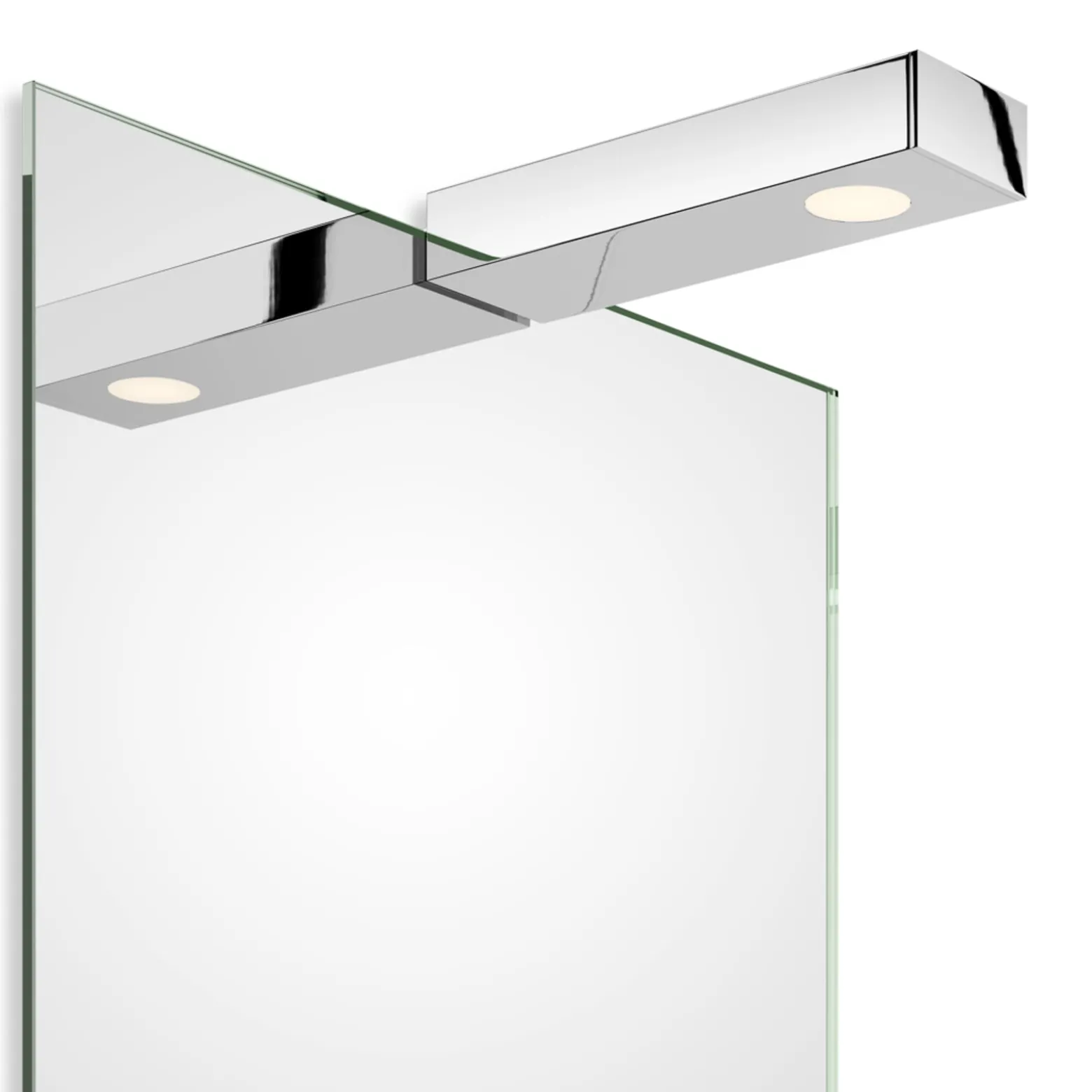 Decor Walther Flat 1-LED-valaisin pinta-as., kromi