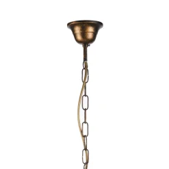 Delia kattokruunu, pronssinvärinen, 5 valoa, Ø 68 cm
