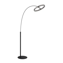 Della LED-lattiavalo, korkeus 190 cm, musta/tummanharmaa, metallia