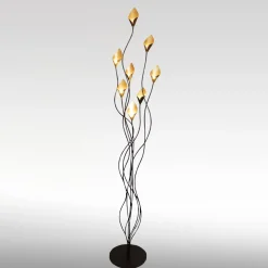 Design-LED-lattiavalaisin Calamaro, 8-lamppuinen