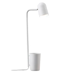 Design-työpöytävalaisin Buddy, valkoinen