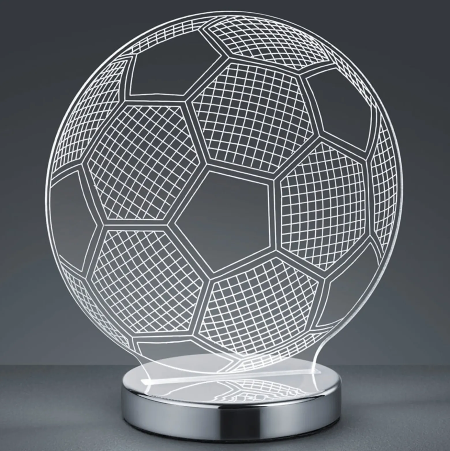 3D-hologrammipöytälamppu Ball - valittava valoväri