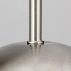 Doma pöytävalaisin, satiininikkeli, korkeus 30 cm, lasi