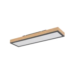 Doro LED-kattovalaisin, pituus 60 cm, tammi, puu