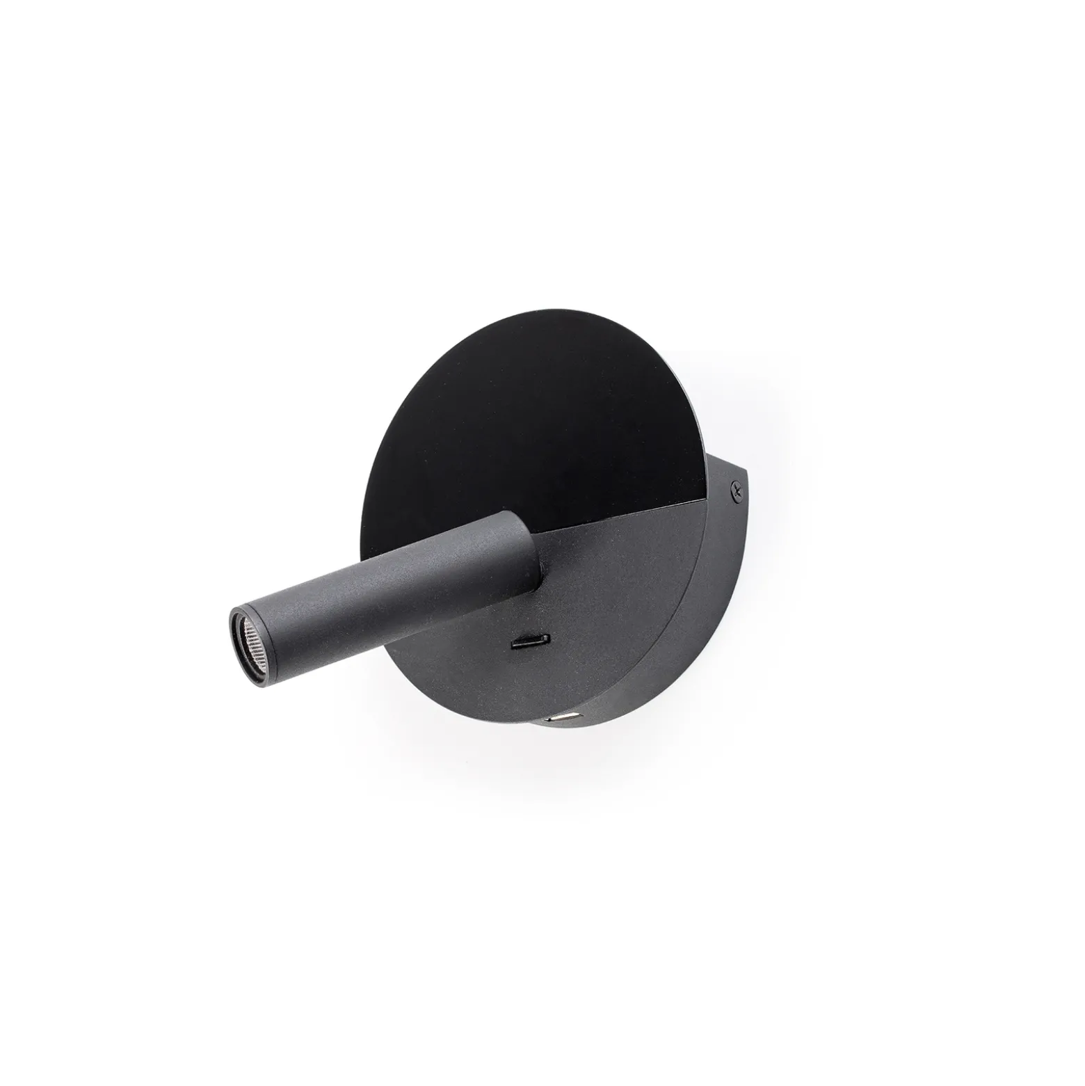 Duas-LED-seinävalo USB-latausliitännällä, musta