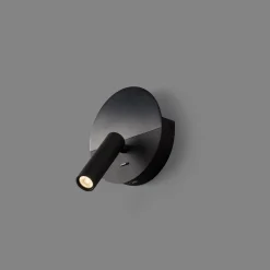 Duas-LED-seinävalo USB-latausliitännällä, musta