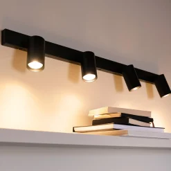 Dyberg Larsen kattokohdevalaisin Modern, musta, pituus 95 cm