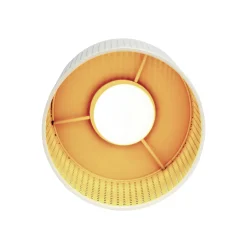 Dyberg Larsen LED-akkukäyttöinen pöytälamppu Mesh, valkoinen, korkeus 20 cm