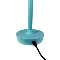 Dyberg Larsen LED-ladattava pöytävalaisin Flow, vaaleansininen, korkeus 25