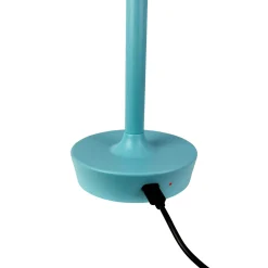 Dyberg Larsen LED-ladattava pöytävalaisin Flow, vaaleansininen, korkeus 25