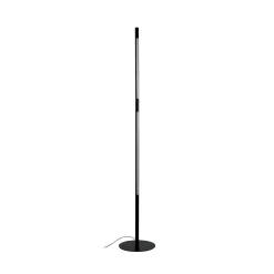 Dyberg Larsen LED-lattiavalaisin Vagner, musta, korkeus 150 cm