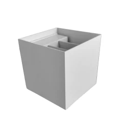 Dyberg Larsen LED-seinävalaisin Venus, valkoinen, leveys 10 cm