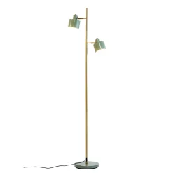 Dyberg Larsen Ocean-maavalaisin, oliivi, korkeus 160 cm, 2-lamppuinen.