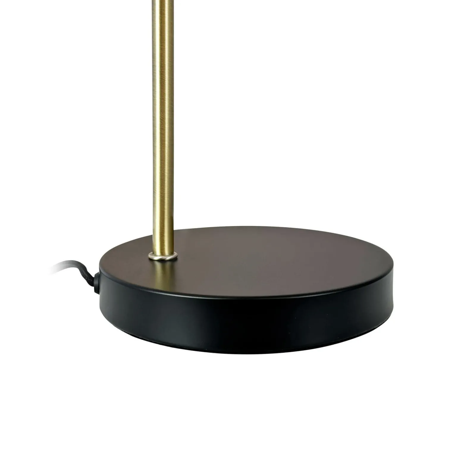 Dyberg Larsen Ocean -pöytävalaisin, musta/messinki, 43 cm