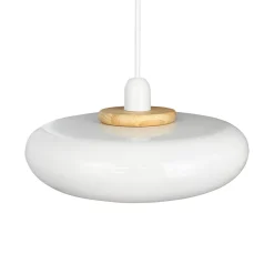 Dyberg Larsen Planet-riippuvalo, valkoinen, Ø 40 cm, metalli