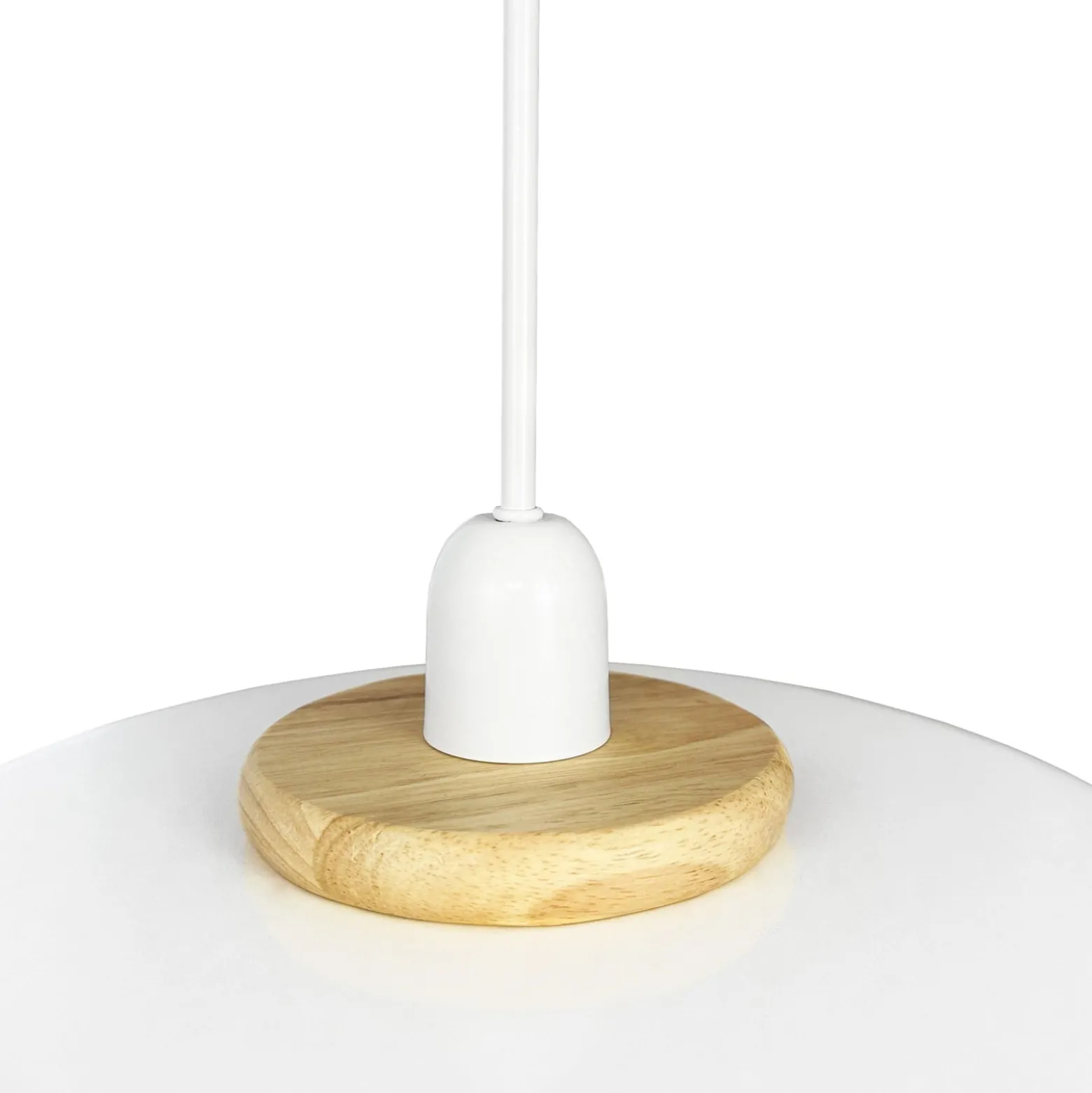 Dyberg Larsen Planet-riippuvalo, valkoinen, Ø 40 cm, metalli