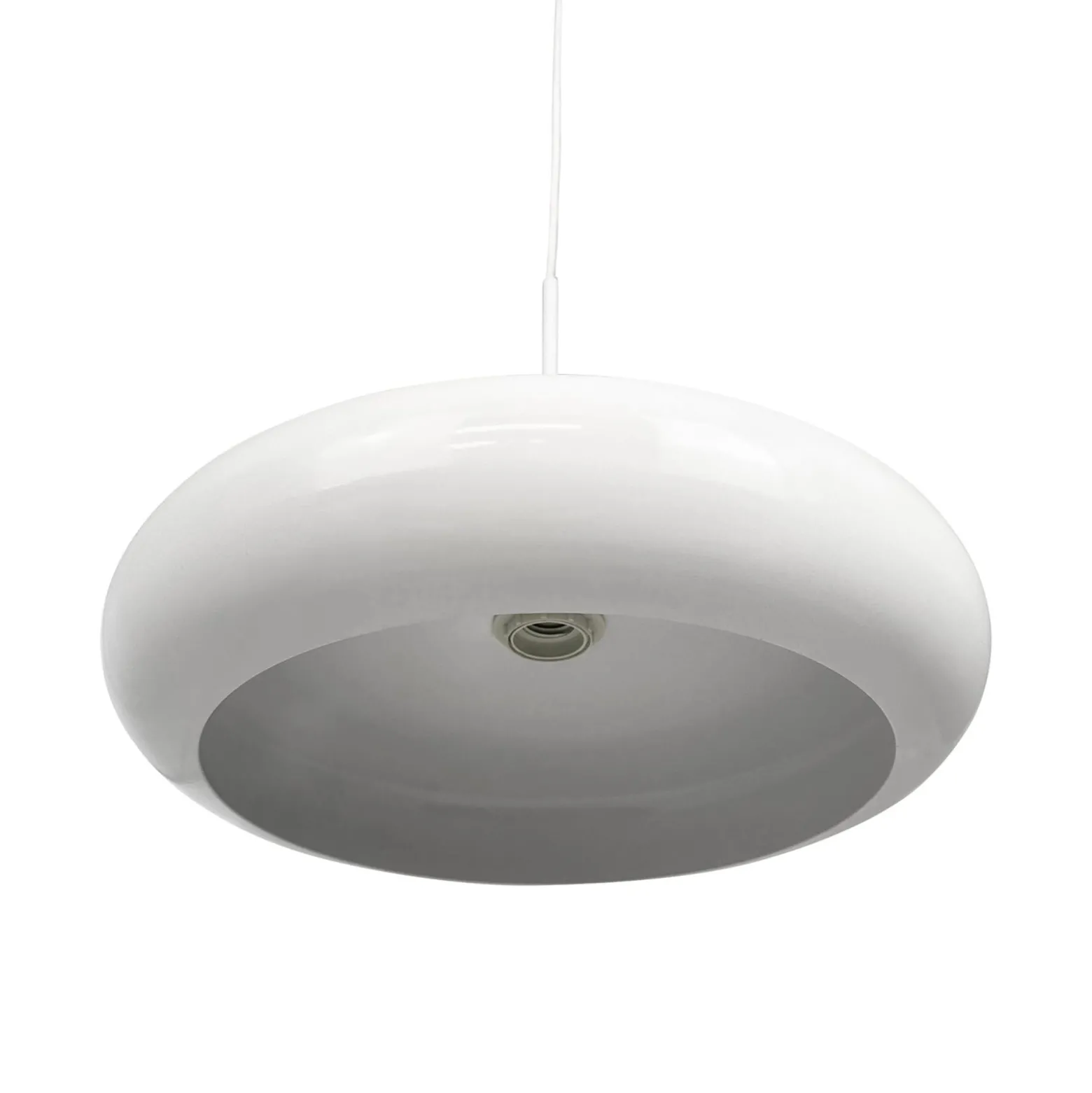 Dyberg Larsen Planet-riippuvalo, valkoinen, Ø 40 cm, metalli