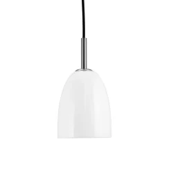 Dyberg Larsen riippuvalaisin Jazz opaali/teräs, Ø 12 cm, lasi