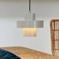 Dyberg Larsen Riippuvalaisin Stoke, harmaa, Ø 20 cm, metallia