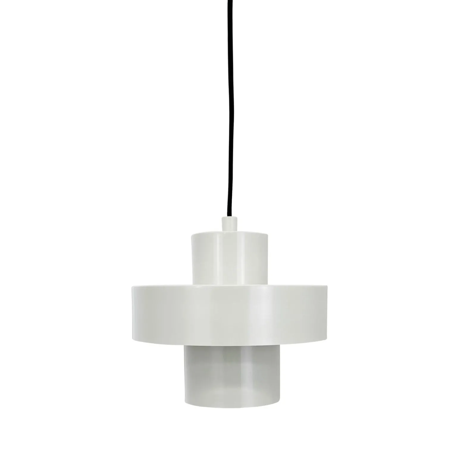 Dyberg Larsen Riippuvalaisin Stoke, kitti valkoinen, Ø 20 cm, metallia