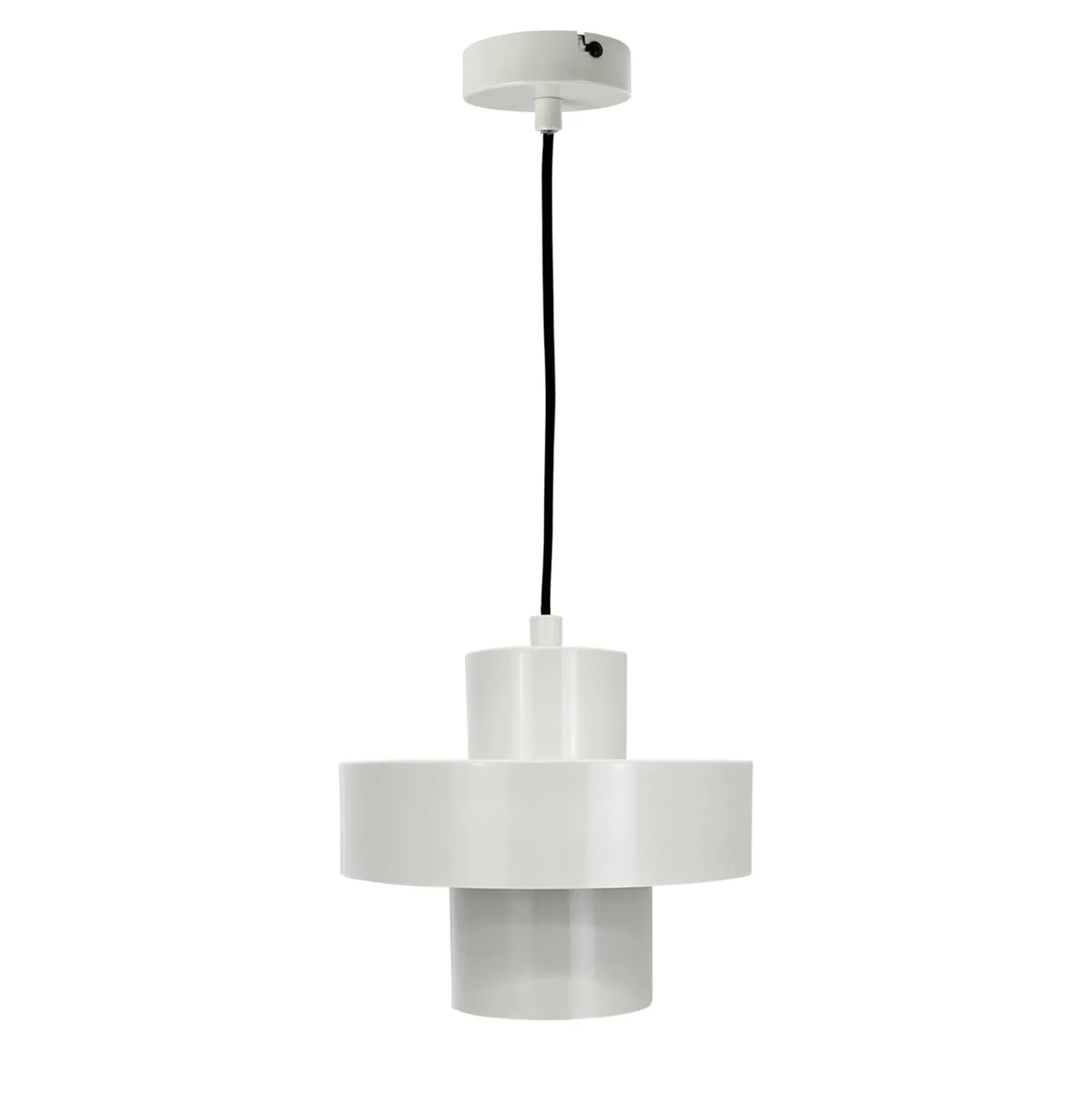 Dyberg Larsen Riippuvalaisin Stoke, kitti valkoinen, Ø 20 cm, metallia