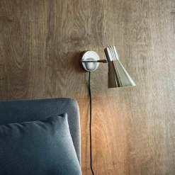 Dyberg Larsen seinävalaisin DL12, kromi, kaapeli, E27, metalli
