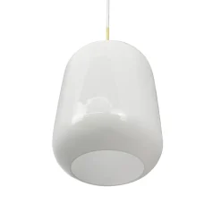 Dyberg Larsen Silvia-riippuvalo, Ø 20 cm, opaali/messinki, lasi