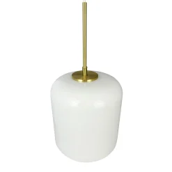 Dyberg Larsen Silvia-riippuvalo, Ø 20 cm, opaali/messinki, lasi