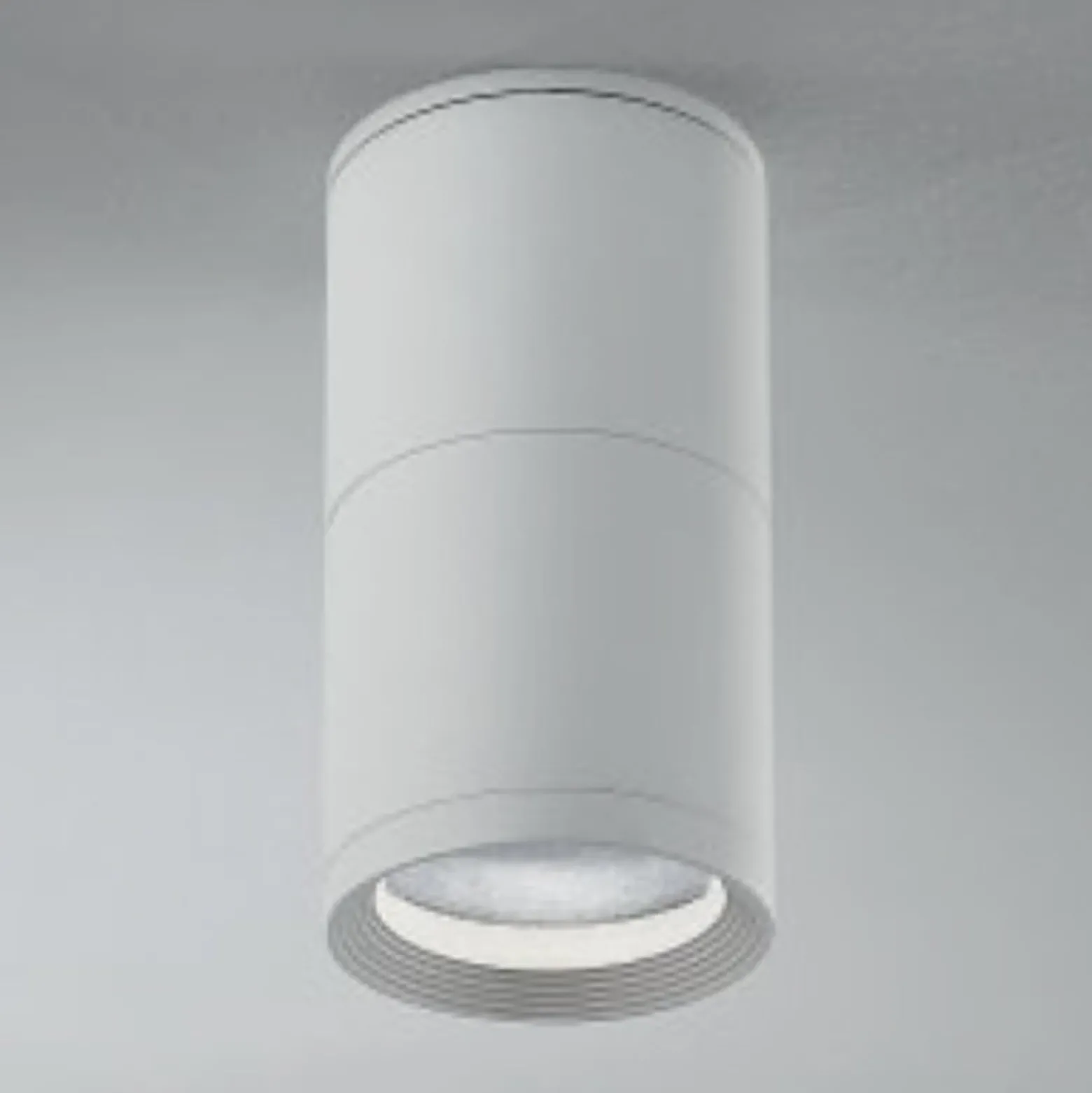 Egger DLS alasvalo CL 15, valkoinen, Ø 9 cm, alumiini, IP44