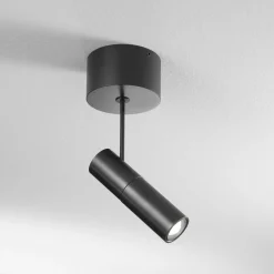Egger DLS LED-kohdevalaisin Zooom XL, pinta-asennettava, 2700K, musta