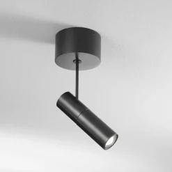 Egger DLS LED-kohdevalaisin Zooom XL, pinta-asennettava, 2700K, musta