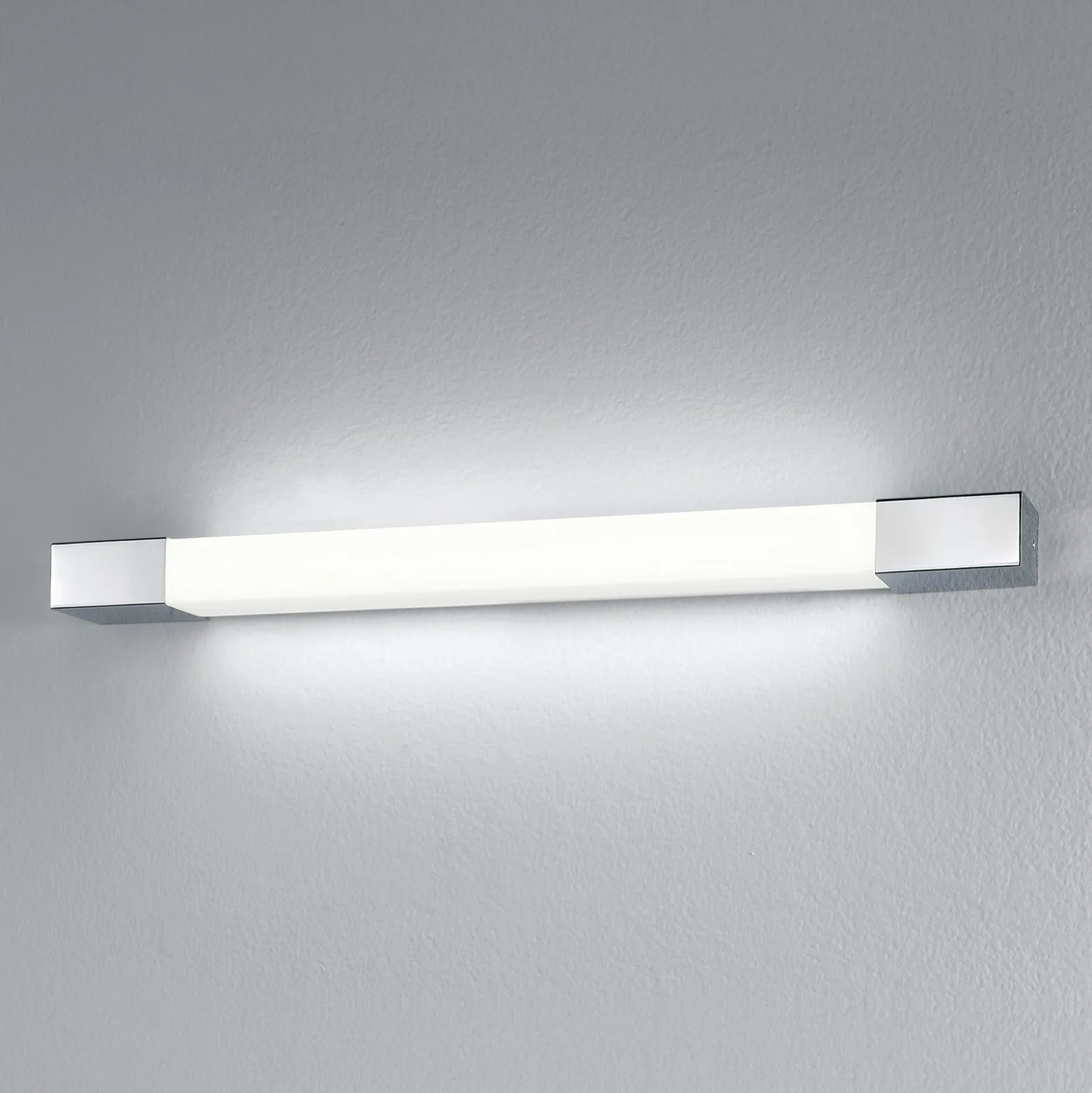 Egger DLS LED-seinävalaisin Supreme, teräksenvärinen, 60 cm:n kokoinen
