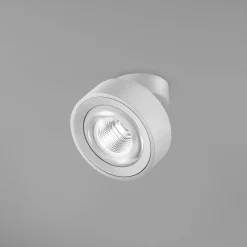 Egger DLS LED-valonheitin Clippo Optic, valkoinen/valkoinen, Ø 12 cm, DTW