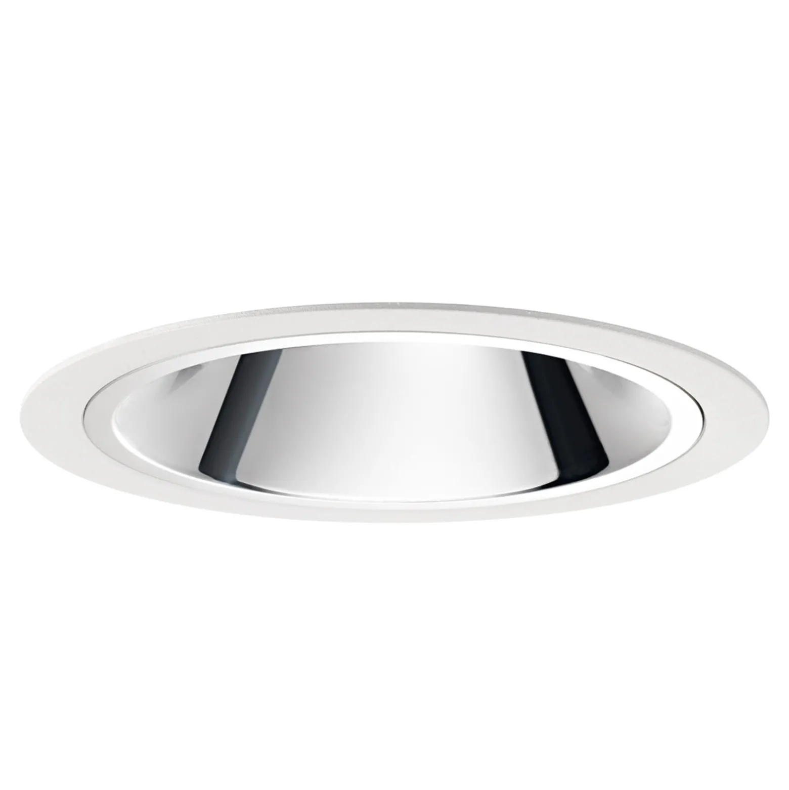 Egger DLS upotettava valaisin Centro XL, valkoinen, Ø 17 cm 3 000 K 80°