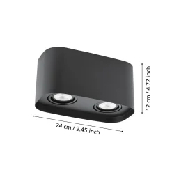 EGLO connect Caminales-Z -LED-alasvalo, 2 lamppua