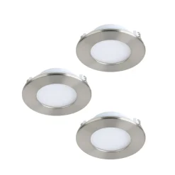 EGLO connect Fueva-C LED upotettava valonheitin 8,6cm, 3 kpl:n sarja