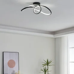 EGLO connect LED-kattovalaisin Calarossa-Z, musta, alumiini