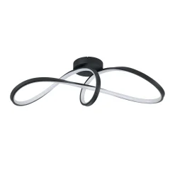 EGLO connect LED-kattovalaisin Calarossa-Z, musta, alumiini