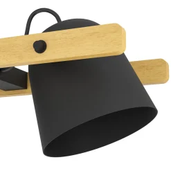 EGLO connect LED-kattovalaisin Hornwood-Z, 4-valaisin, musta