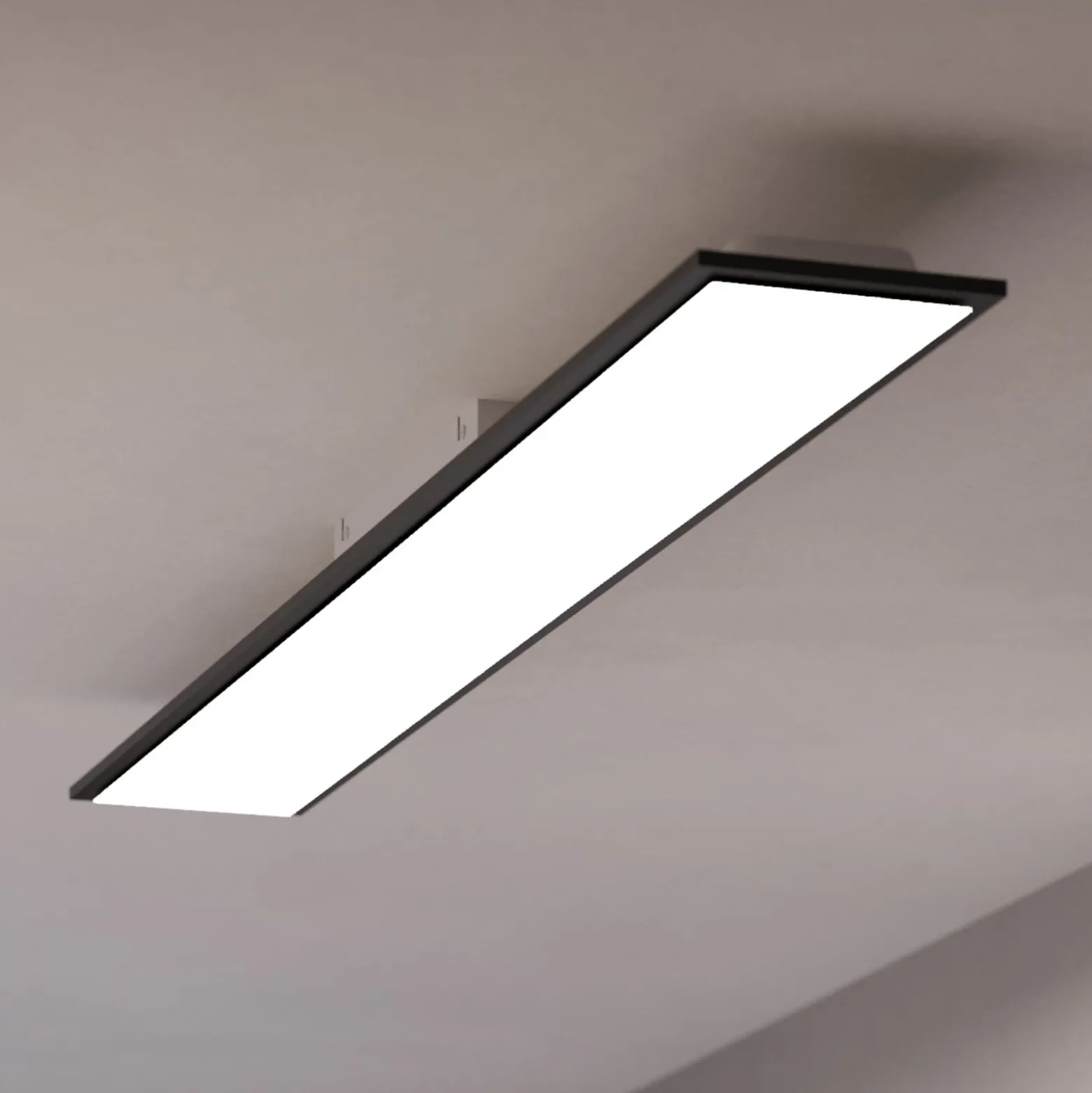 EGLO connect LED-kattovalaisin Moradillo-Z, musta, 14 cm