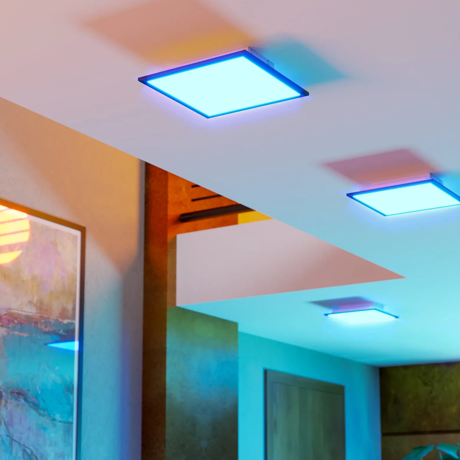 EGLO connect LED-kattovalaisin Moradillo-Z, musta, 29 cm