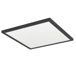 EGLO connect LED-kattovalaisin Rovito-Z, musta, 39 x 39 cm