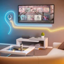 EGLO connect LED-nauha Neon Stripe-Z, 5 M., RGB, CCT, valkoinen