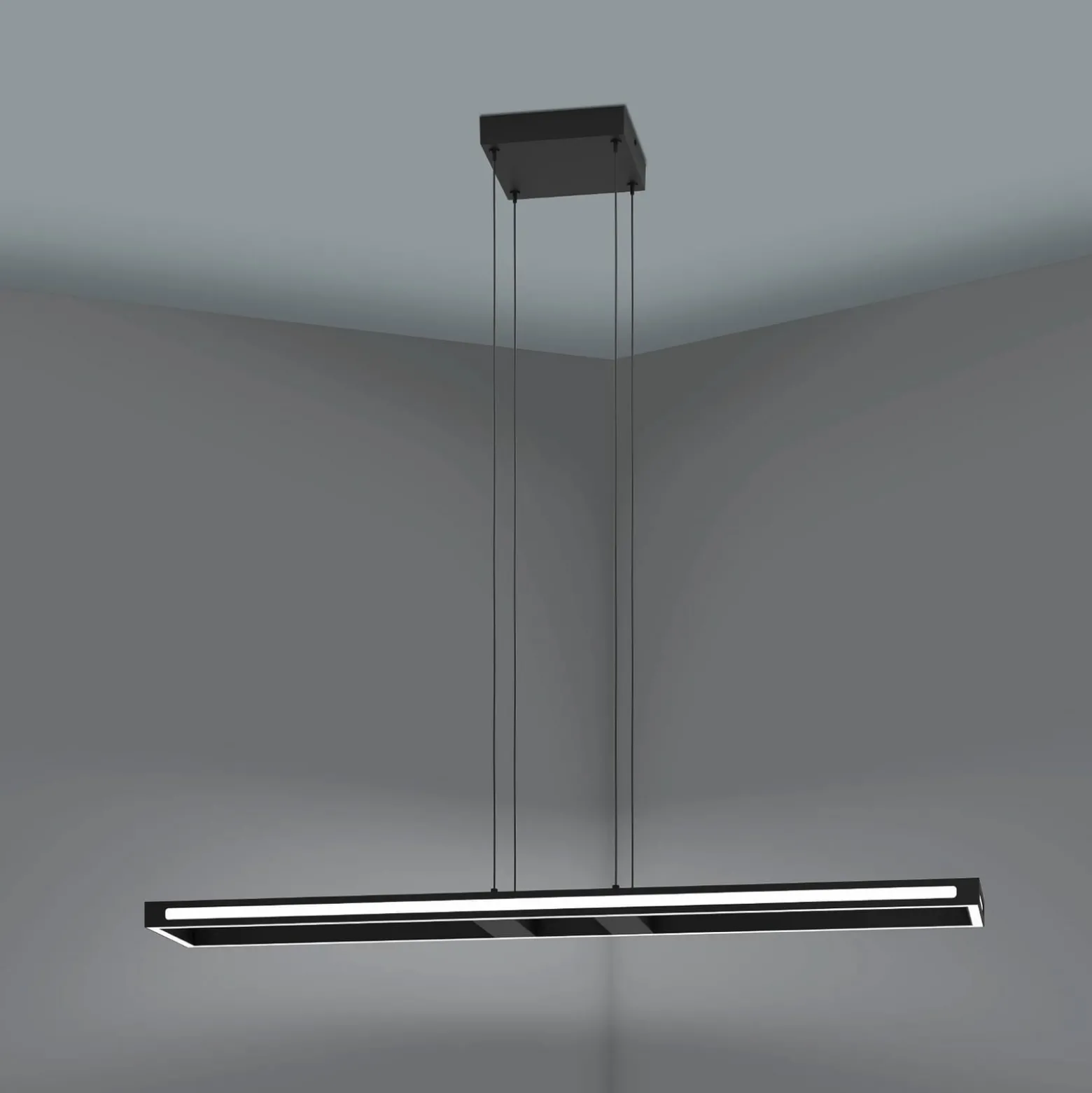 EGLO connect LED-riippuvalaisin Savilanas-Z, CCT, musta